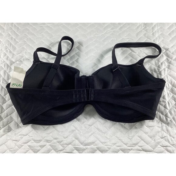 Aerie Lightly Lined Underwire Womens Paded Black Swim Bra 32DD Summer NWT - Picture 2 of 4